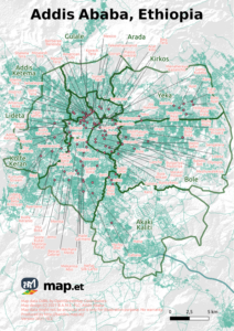 Map Of Addis Ababa City Pdf Free High-Resolution Map Of Addis Ababa – Addismap News